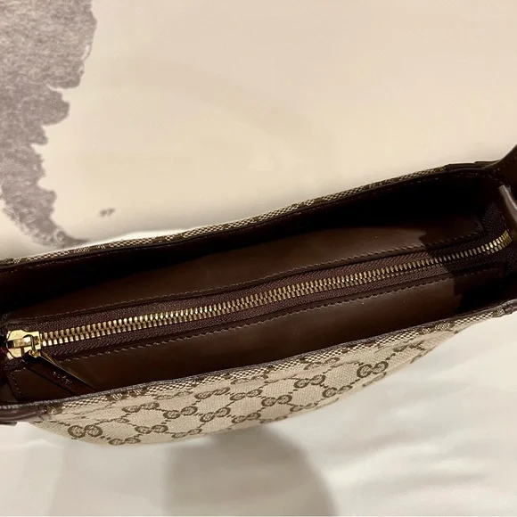 Gucci GG Creole HoBo in canvas and leather trim - Picture 8 of 14